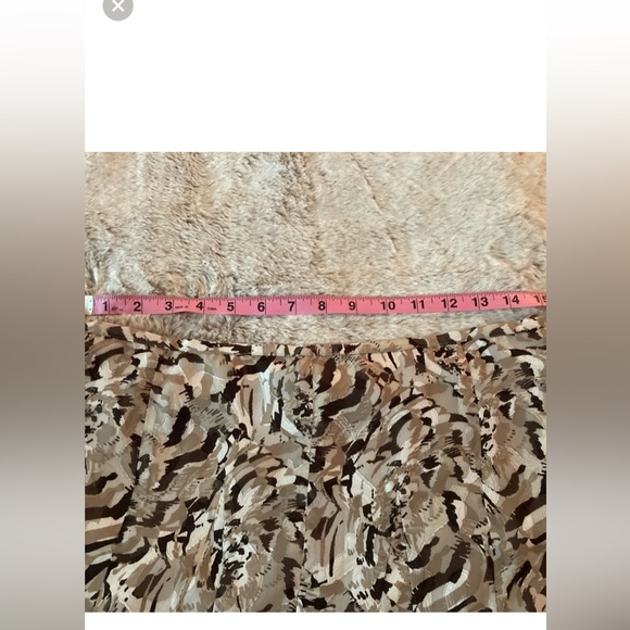 Jones New York ~ Size 8 ~ Taupe/Brown Full Long Skirt - Picture 7 of 12